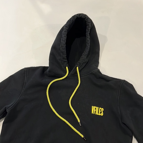 VFILES black hoodie size extra small - Picture 2 of 4
